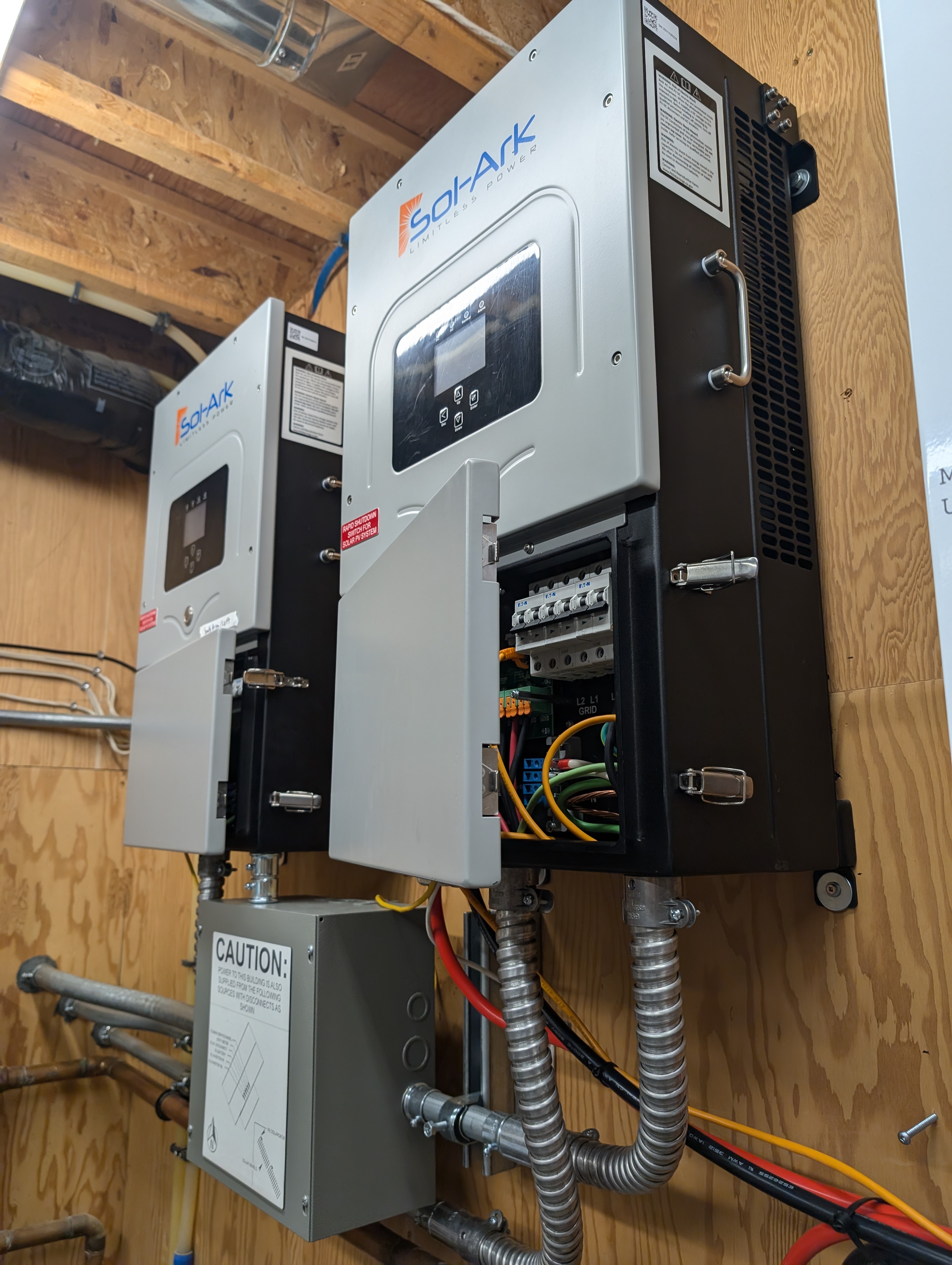 Sol-Ark off-grid solar system installation with battery backup — BrighterFuture Solar